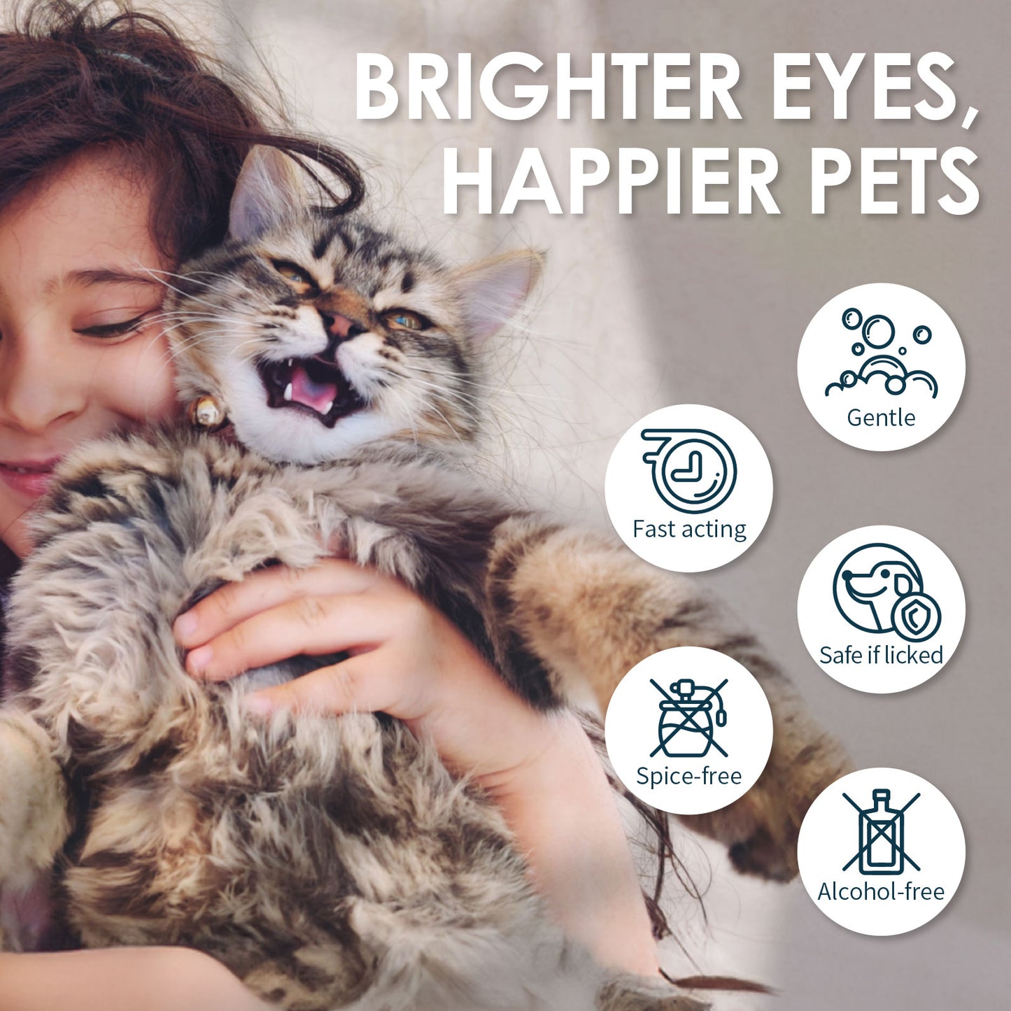 Mooncat Eye Care Finger Wipes for Pets