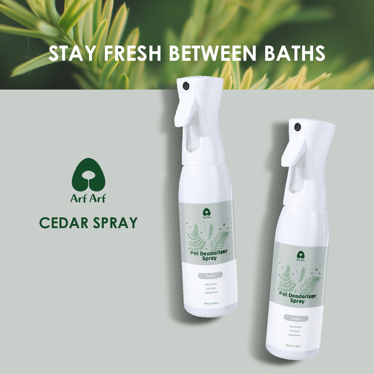 ArfArf pet deodorizer spray cedar