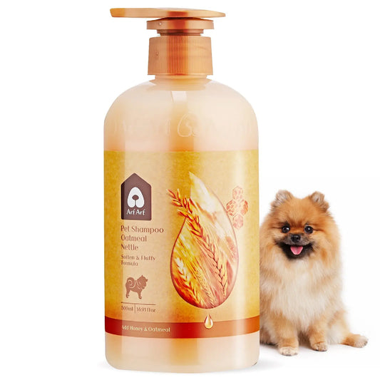 Arf Arf Dog Shampoo Softening Formula, Soften & Fluffy Oatmeal 16oz Arf Arf