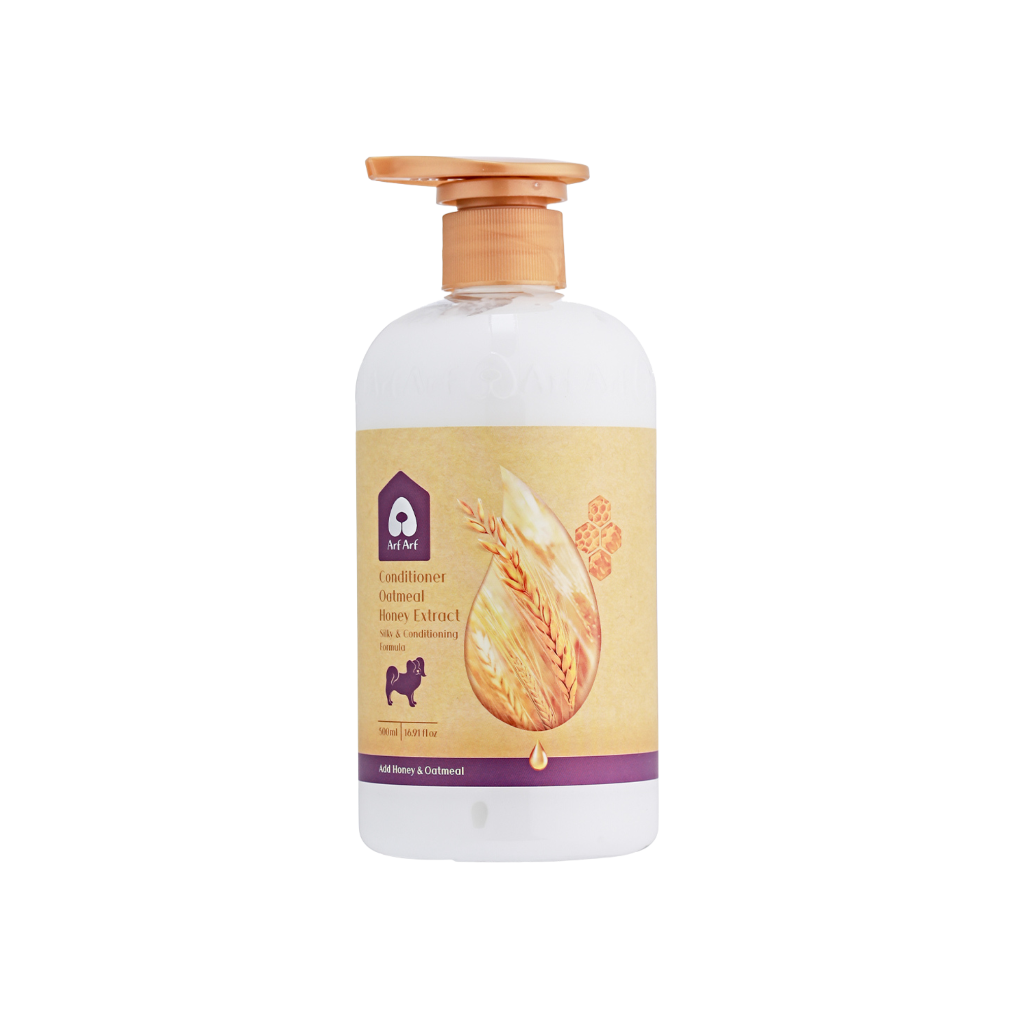 【Arf Arf】Dog Conditioner - Moisturizing Oatmeal Formula 16oz for Healthy Coats