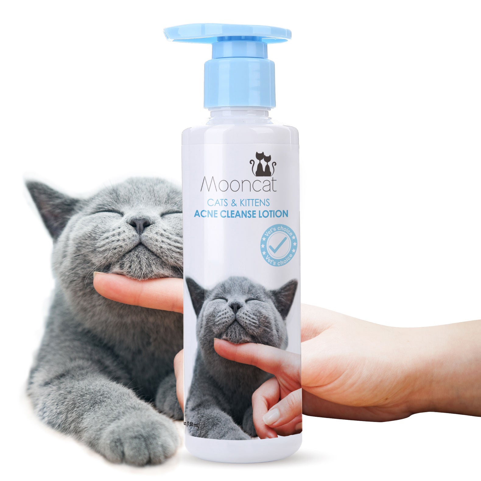 Mooncat Kitten & Cat Acne Chin & Tail Treatment - 5 fl oz(150ml) Mooncat