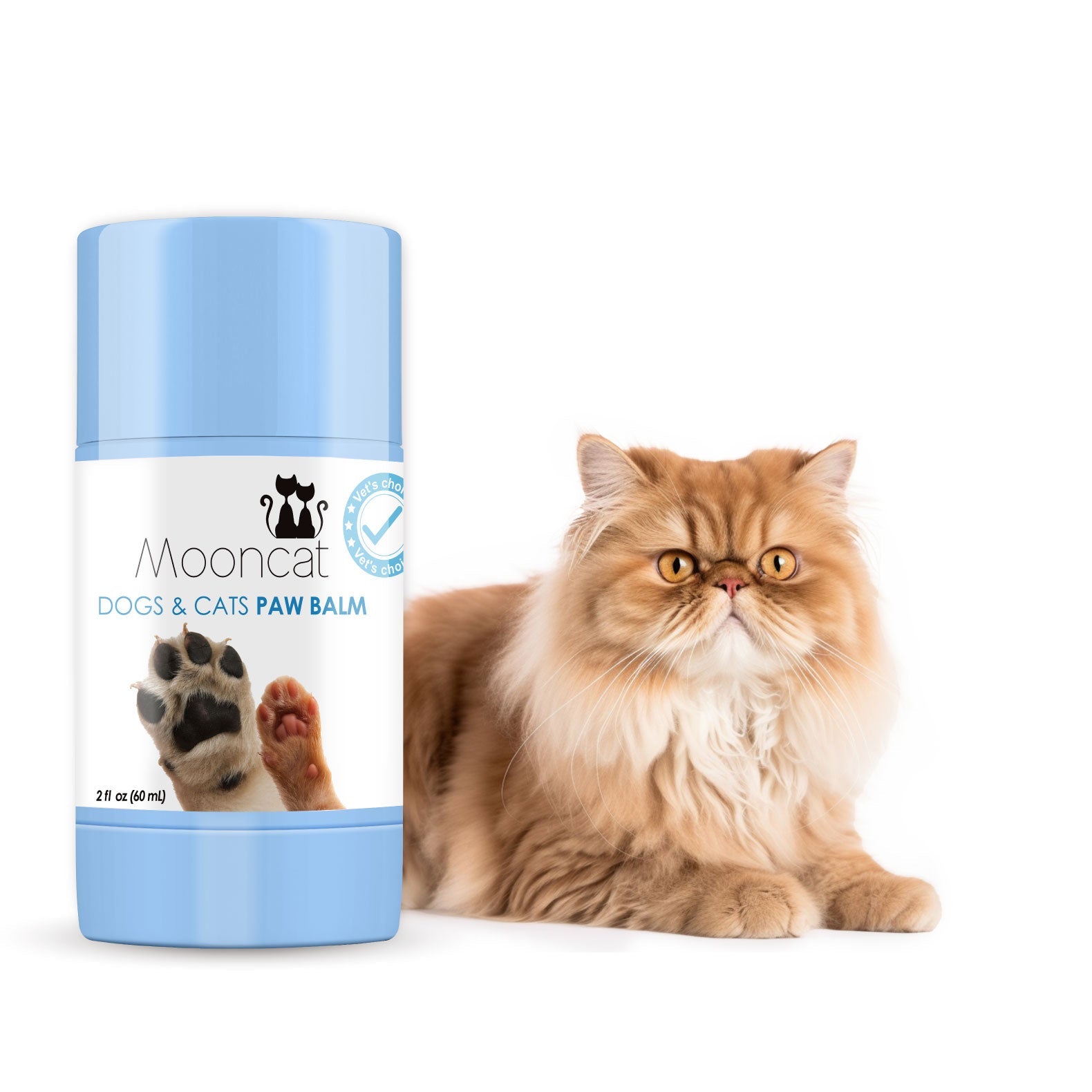 Mooncat Dog&Cats Paw Balm - 2 oz (60mL) Mooncat