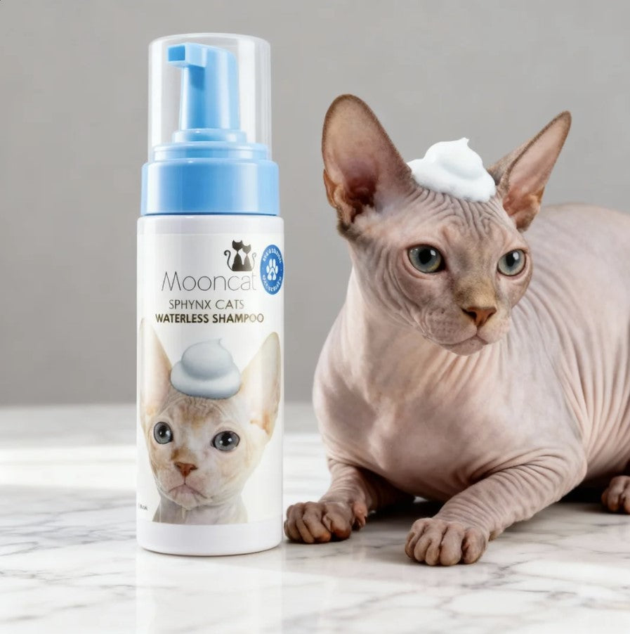 Mooncat® Waterless Shampoo for Sphynx Cats - 5 oz