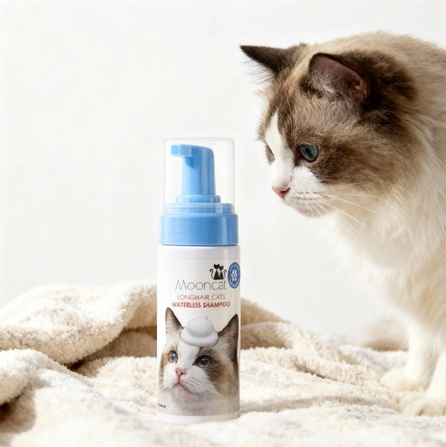 Mooncat® Waterless Shampoo for Longhair Cats – 5 oz