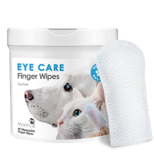 Mooncat Eye Care Finger Wipes for Pets