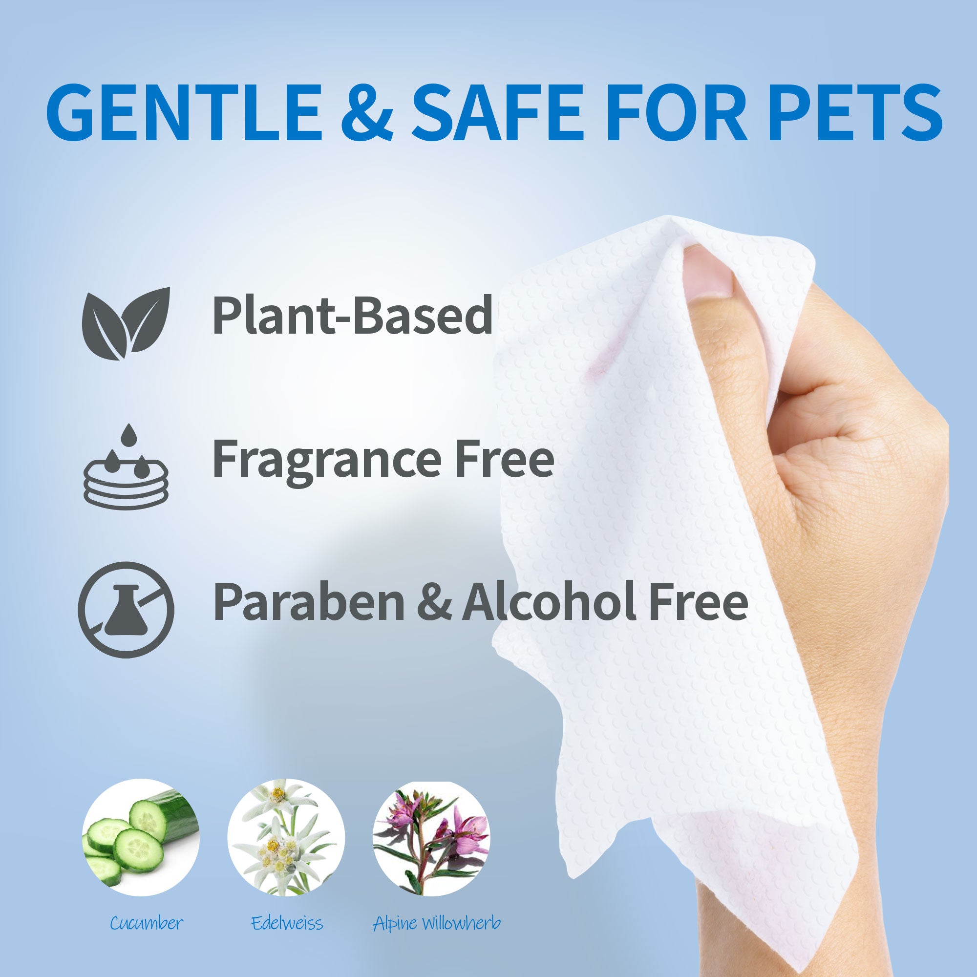 Mooncat® Unscented Pet Wipes - 100 Count