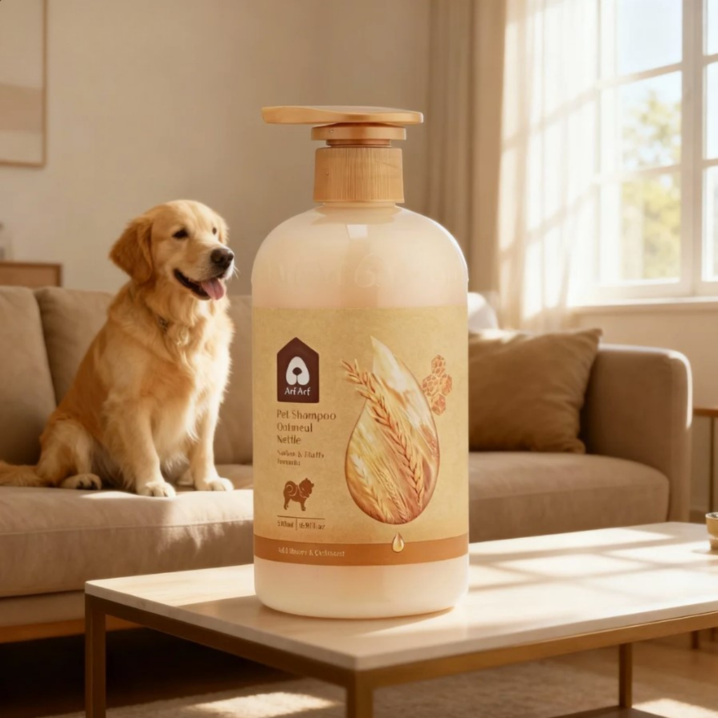 Arf Arf® Dog Shampoo - Soften & Fluffy Oatmeal Formula 16oz for Silky Smooth Coats