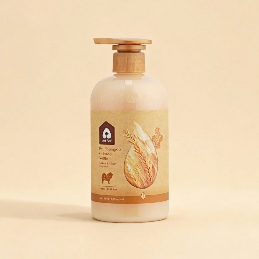 Arf Arf® Dog Shampoo - Soften & Fluffy Oatmeal Formula 16oz for Silky Smooth Coats