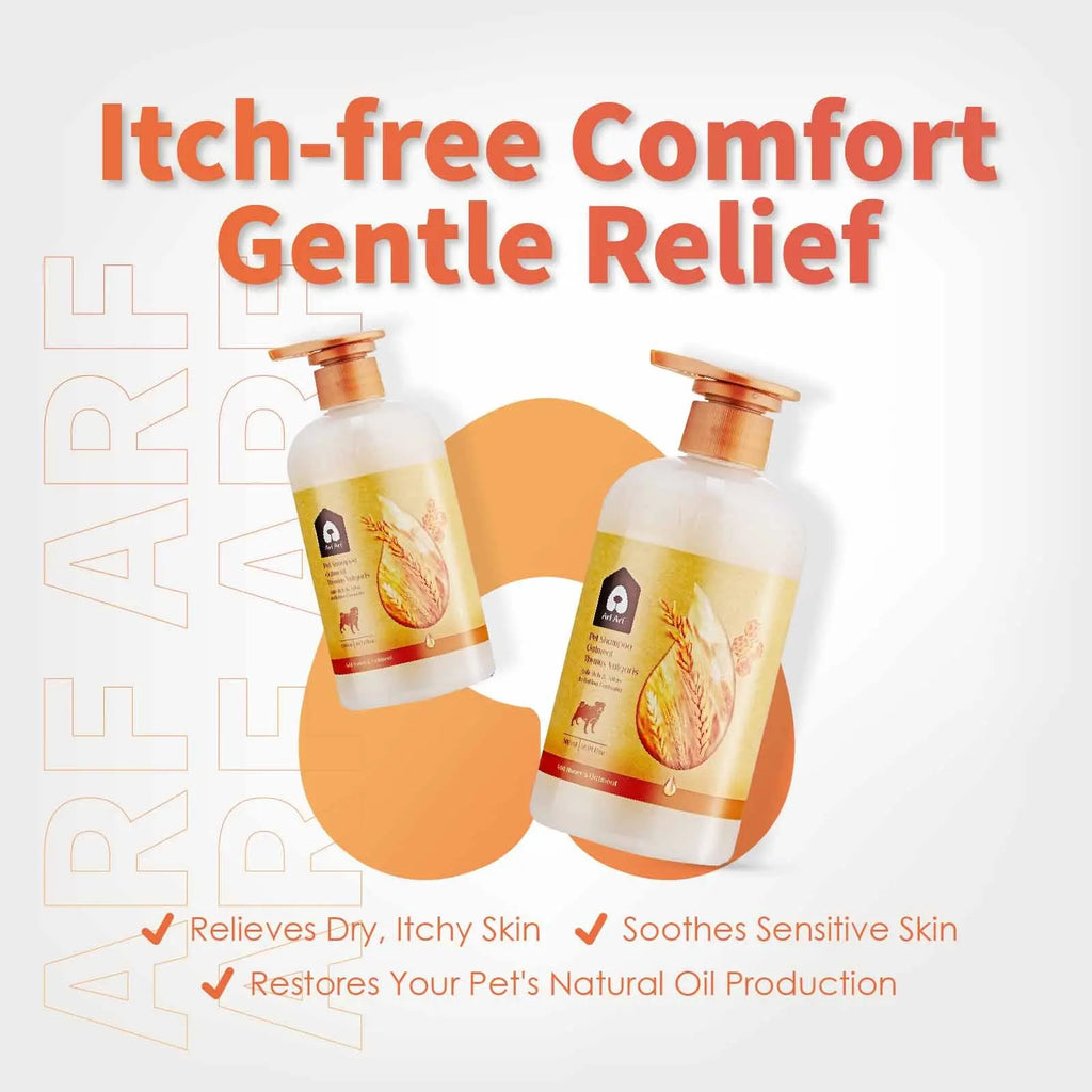 Arf Arf Dog Shampoo Itch Relief, Allay Itch & Irritation Oatmeal Formula 16oz Arf Arf