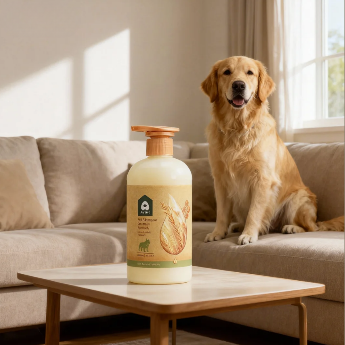 Arf Arf® Dog Shampoo Odor Control - Refreshing Oatmeal Formula (16oz)