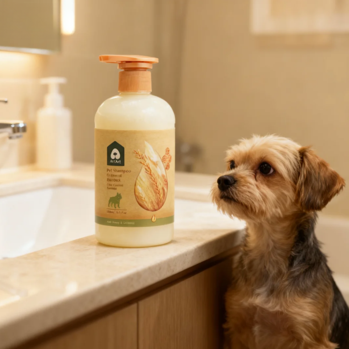 Arf Arf® Dog Shampoo Odor Control - Refreshing Oatmeal Formula (16oz)