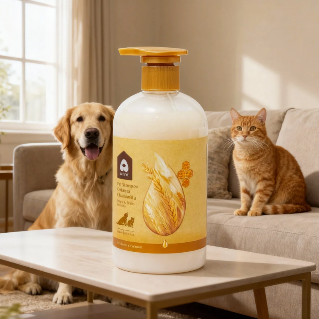 Arf Arf® Dog Shampoo for Puppies and Kittens - Tearless & Gentle Oatmeal Formula, 16oz