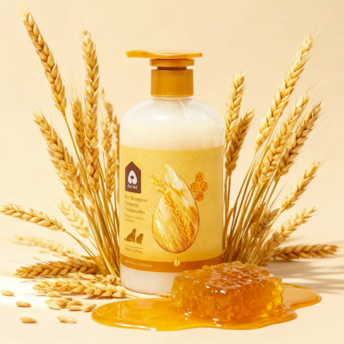 Arf Arf® Dog Shampoo for Puppies and Kittens - Tearless & Gentle Oatmeal Formula, 16oz