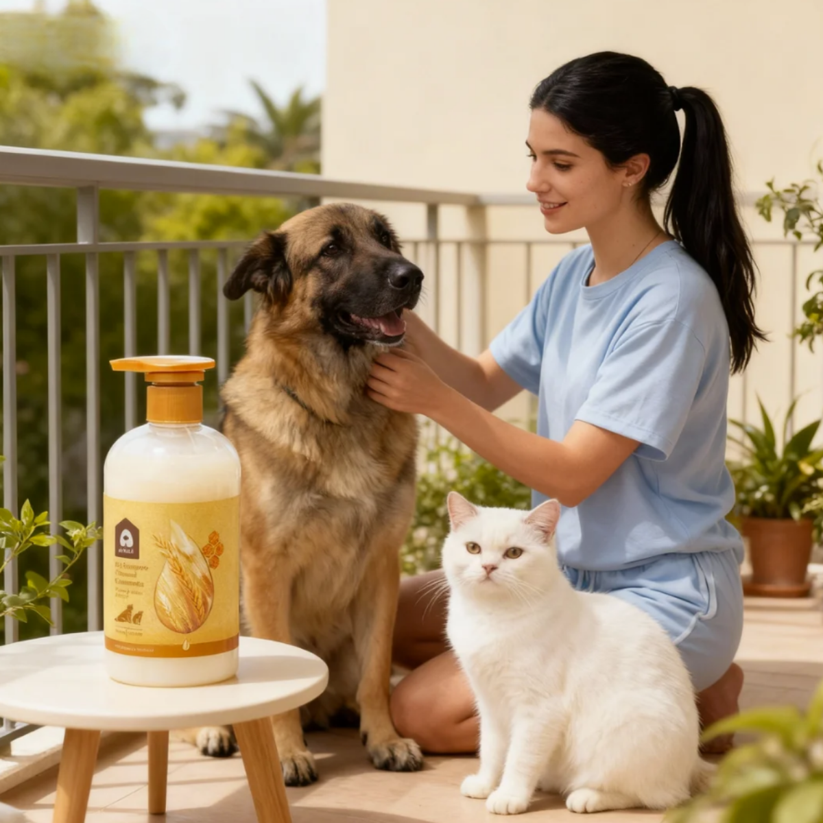 Arf Arf® Dog Shampoo for Puppies and Kittens - Tearless & Gentle Oatmeal Formula, 16oz