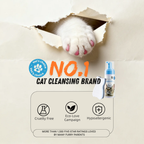 Mooncat® SnapBath Dry Cat Shampoo(5oz) & Brush — Mess‑Free Refresh