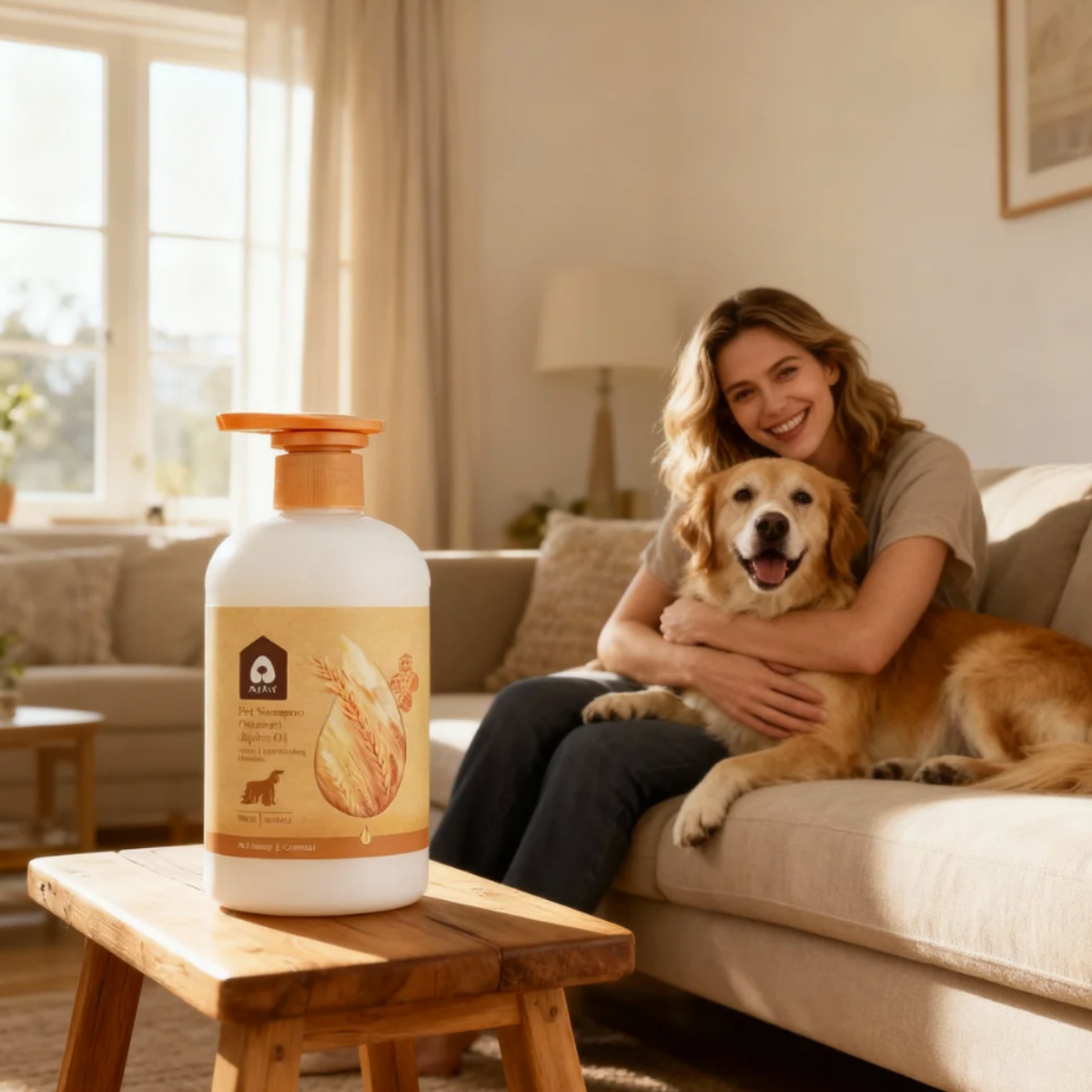 Arf Arf® Dog Shampoo Silky & Conditioning, Hydrating Oatmeal Formula - 16oz