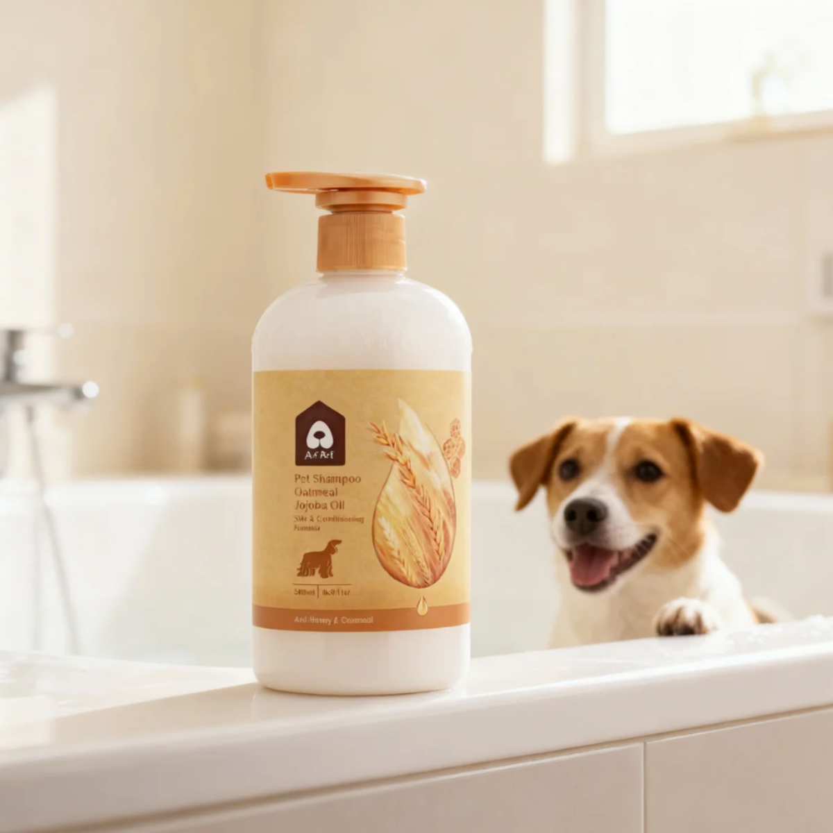 Arf Arf® Dog Shampoo Silky & Conditioning, Hydrating Oatmeal Formula - 16oz