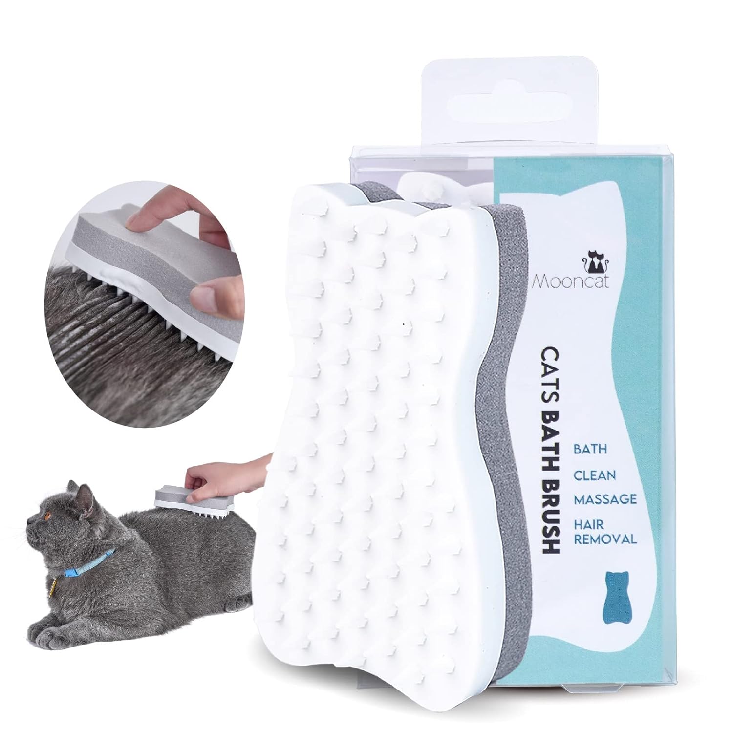 Mooncat Cat Grooming Brush Mooncat