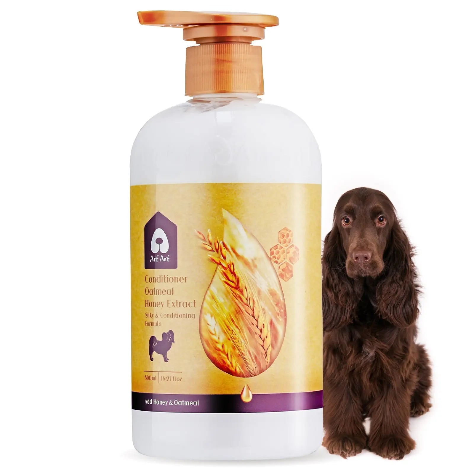 Arf Arf Dog Conditioner, Moisturizing Oatmeal Formula 16oz Arf Arf