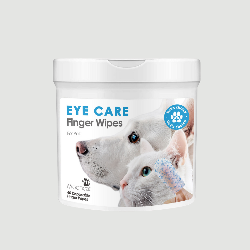 Mooncat® Eye Care Finger Wipes for Pets - 40 Wipes