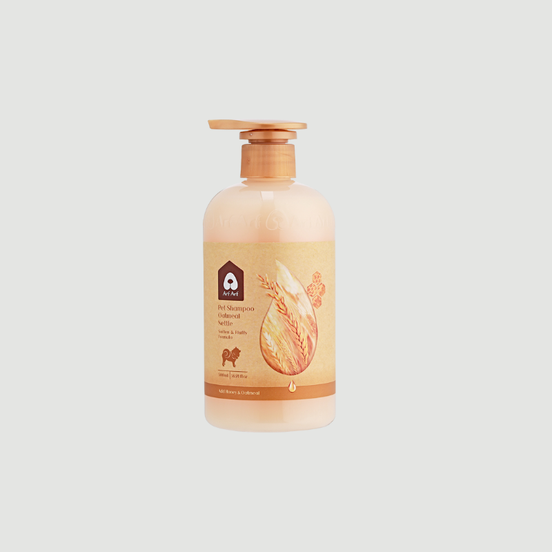Arf Arf® Dog Shampoo - Soften & Fluffy Oatmeal Formula 16oz for Silky Smooth Coats