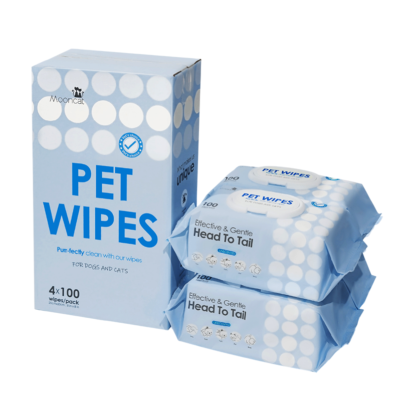 Mooncat Unscented Pet Wipes