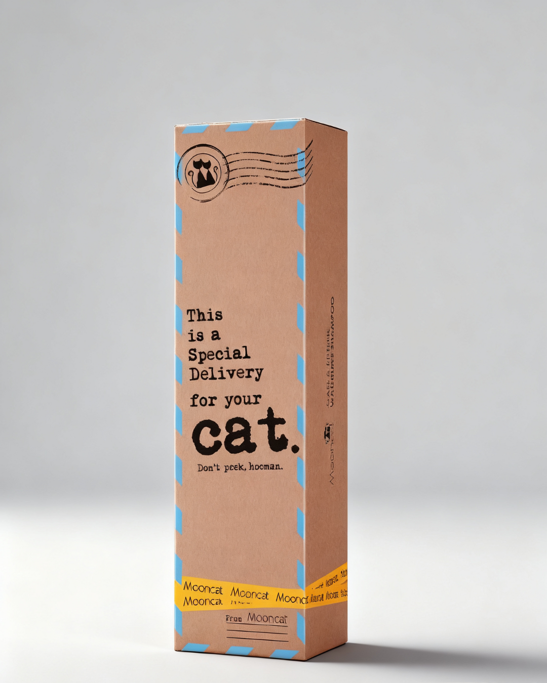 Mooncat Waterless Shampoo for Cats and Brush Kit - 5 oz for Shorthair Cats