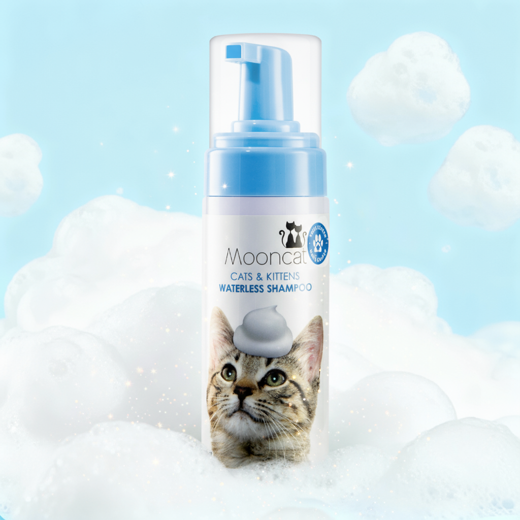 Mooncat® Waterless Shampoo for Shorthair Cats - 5 oz