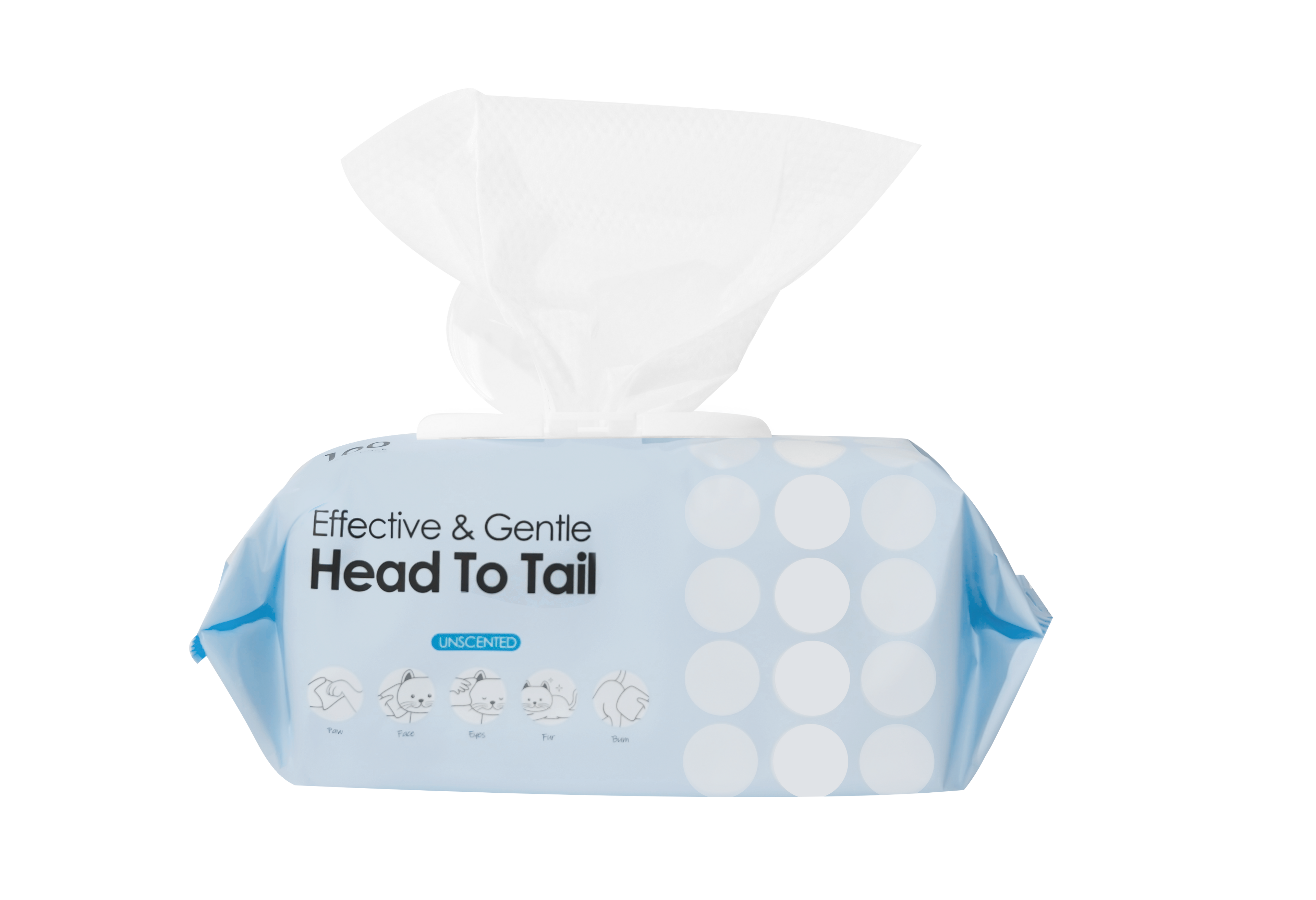 Mooncat® Unscented Pet Wipes - 100 Count