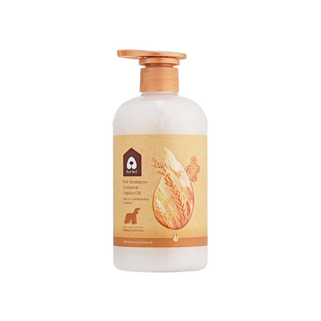 【Arf Arf】Dog Shampoo Silky & Conditioning, Hydrating Oatmeal Formula - 16oz