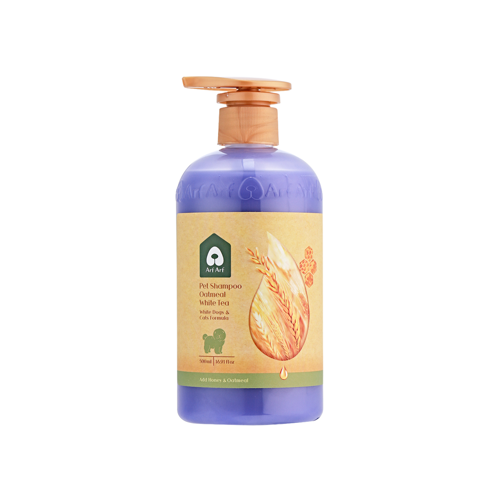 【Arf Arf】Dog Shampoo - White-Coated Brightening Oatmeal Formula, 16oz
