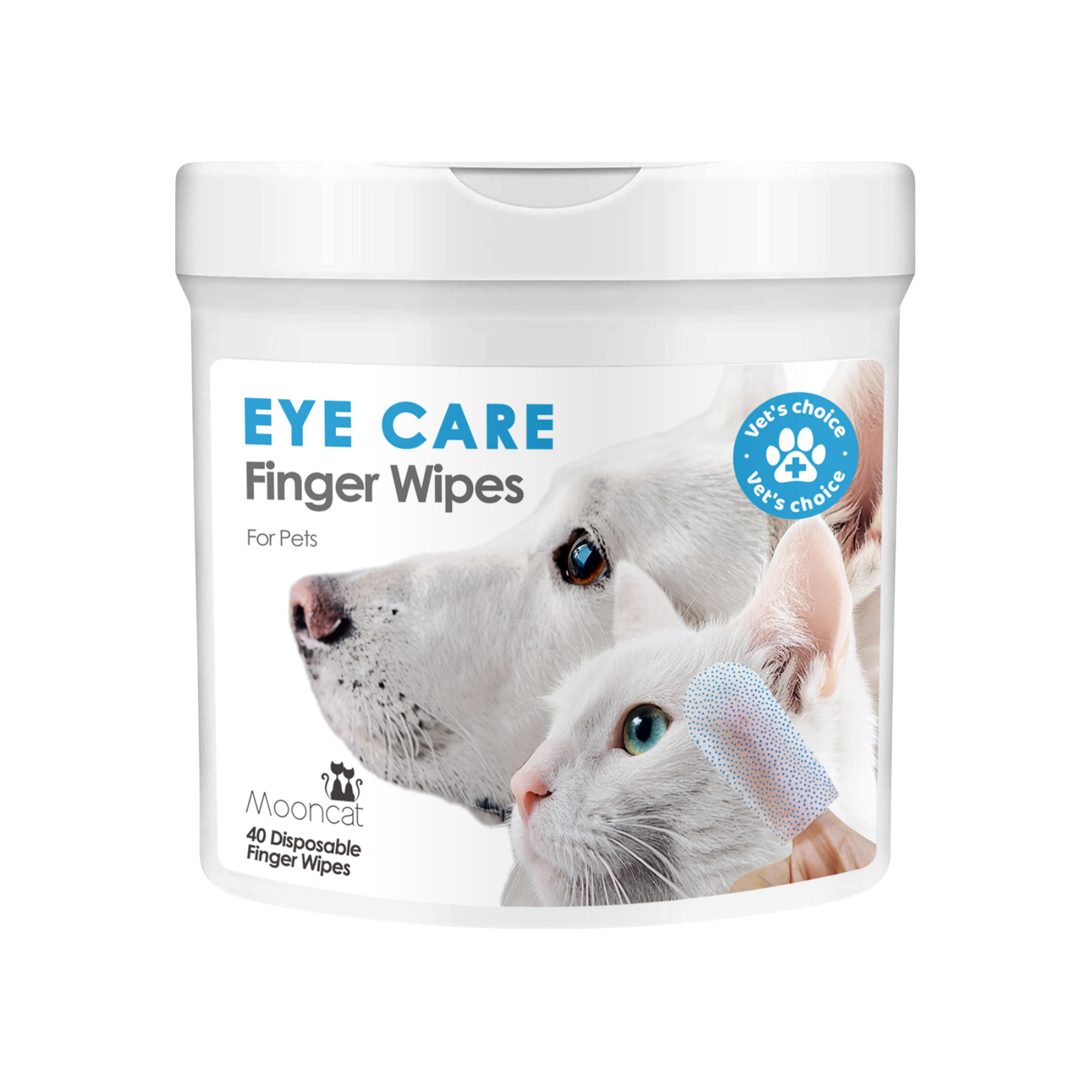 【Mooncat】Eye Care Finger Wipes for Pets