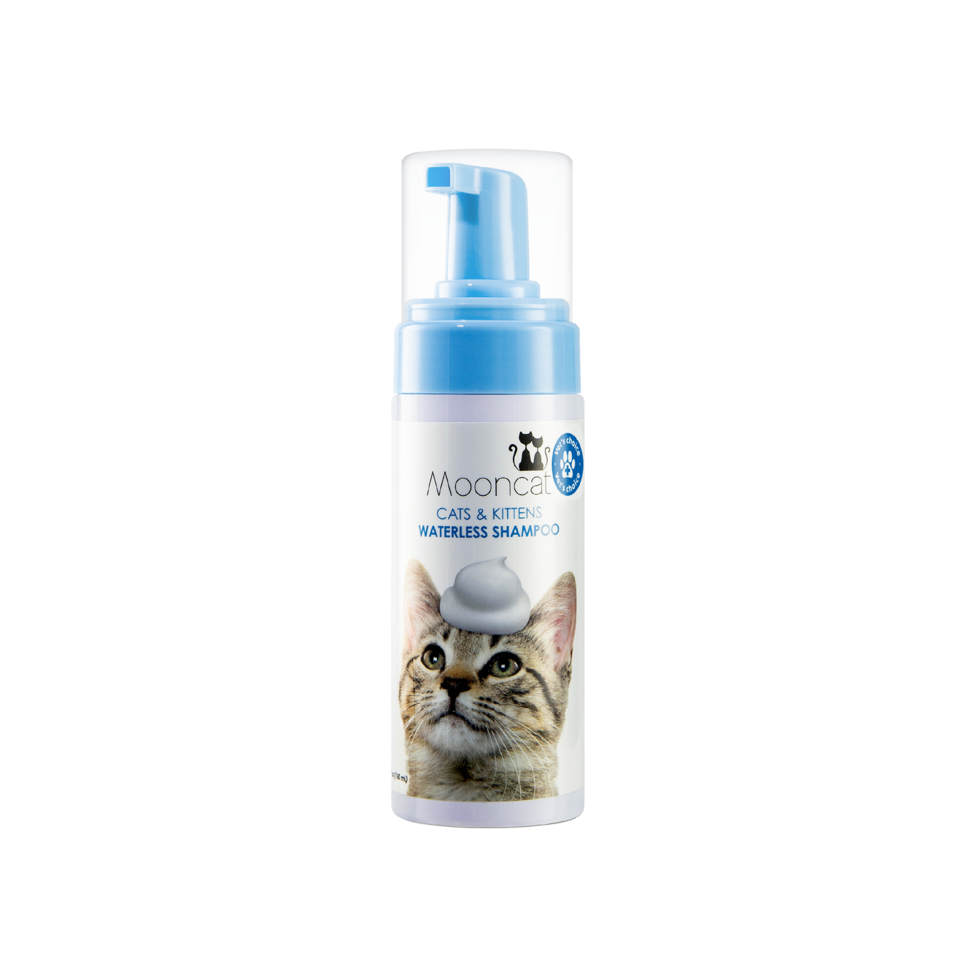Mooncat® Waterless Shampoo for Longhair Cats and Brush Kit - 5 oz