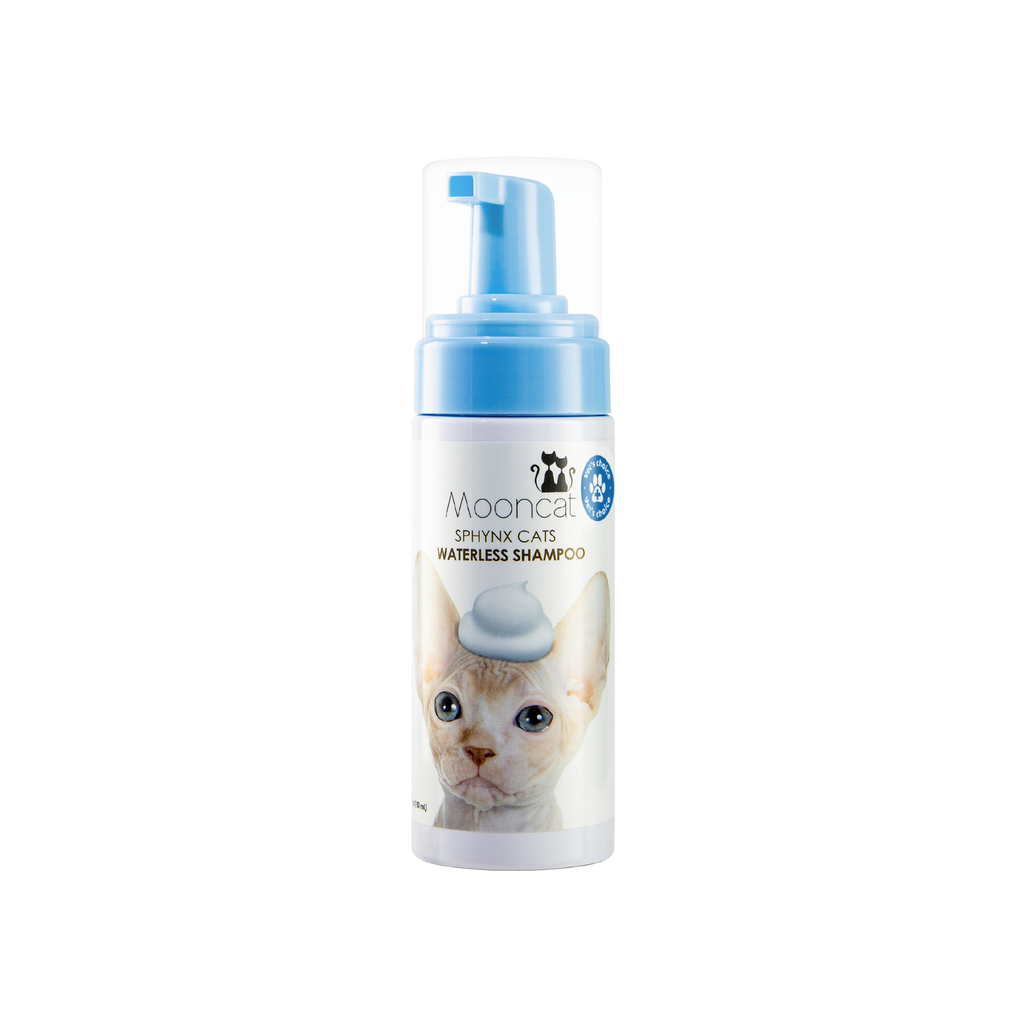 【Mooncat】Waterless Shampoo for Sphynx Cats - Gentle 5 oz Formula for Clean and Fresh Fur